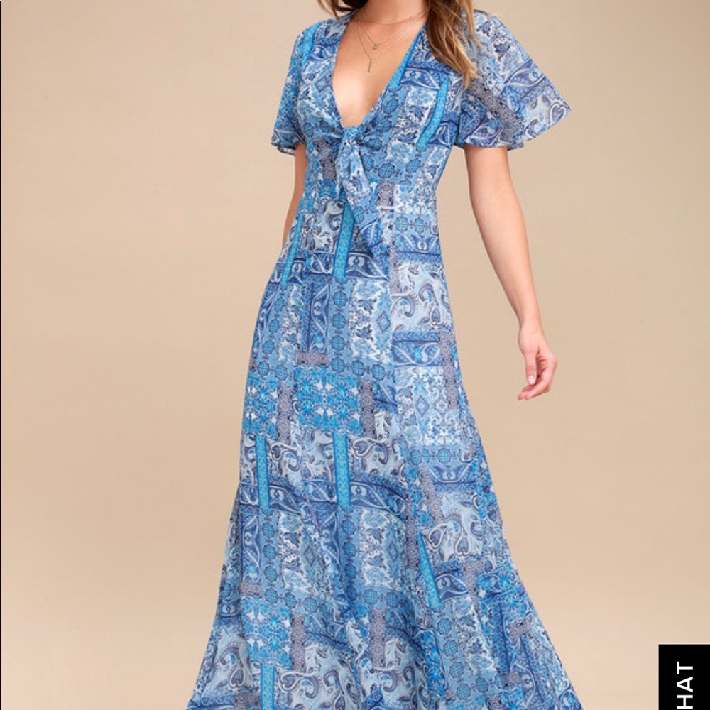 Lulus maxi dress